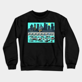 City by the sea Crewneck Sweatshirt